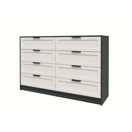 Kомод Тренд КТ-К157 (Антрацит ЛДСП/ Кашемир ЛМДФ) Ш1565 В1020 Г451